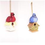 WLJ44842 Cardinal Bluejay Bird House